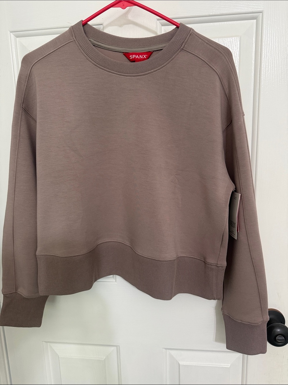 SPANX airessentials luxe crop crew neck sweatshirt - Picture 7 of 10